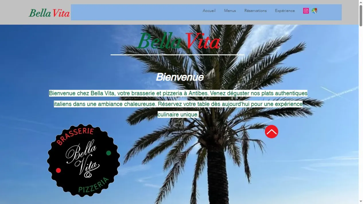 Réalisation Art Pub pour Bella Vita